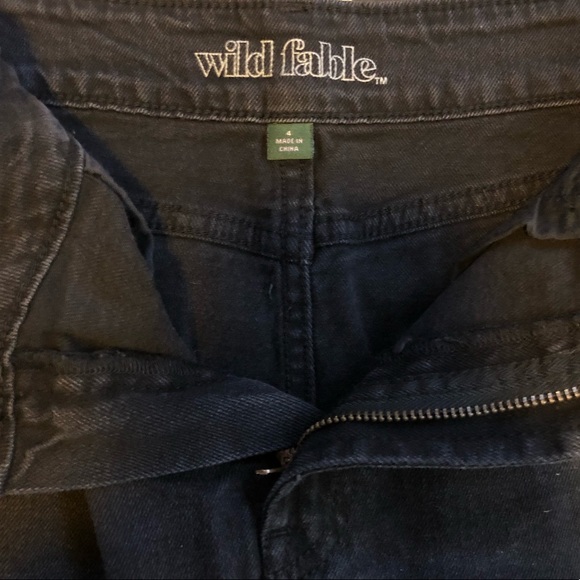 Black Denim Skirt - Picture 3 of 3